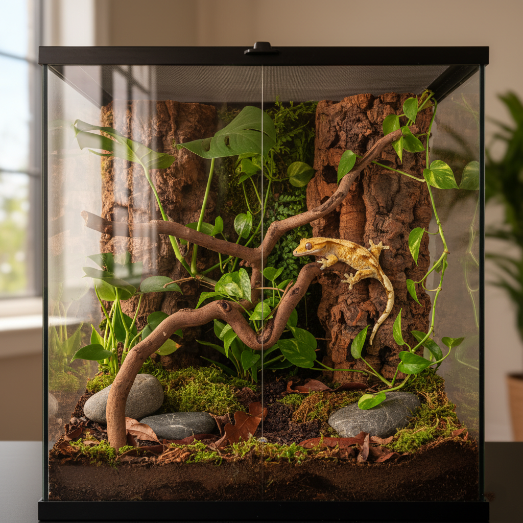 Terrarium pour Gecko
