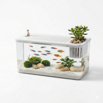 Petit_terrarium_double_fonction_rectangulaire_blanc_avec_couvercle_blanc_ventile_sur_fond_blanc