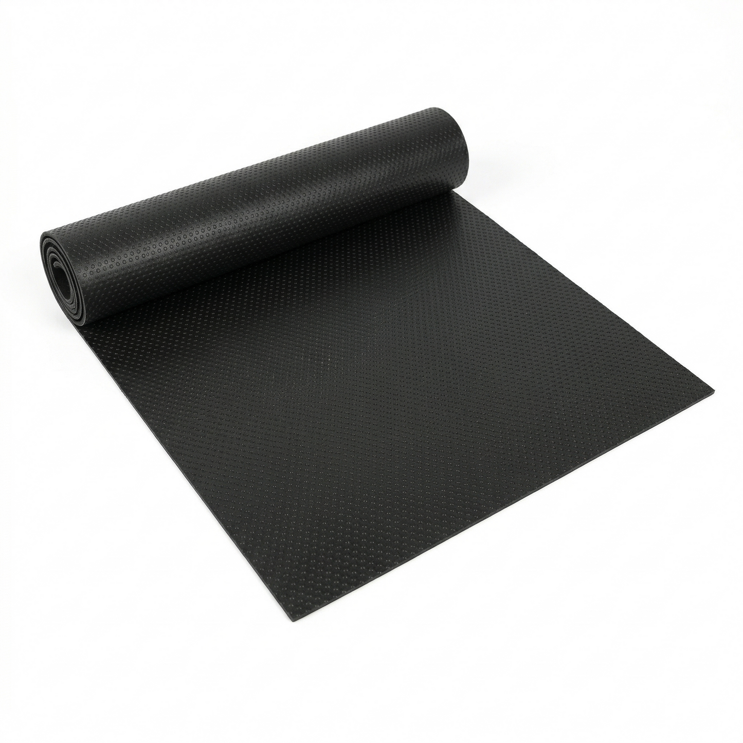 Tapis terrarium reptile noir texture micro-points rouleau fond blanc 