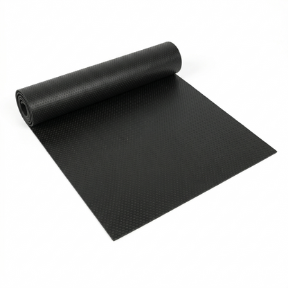 Tapis terrarium reptile noir texture micro-points rouleau fond blanc 