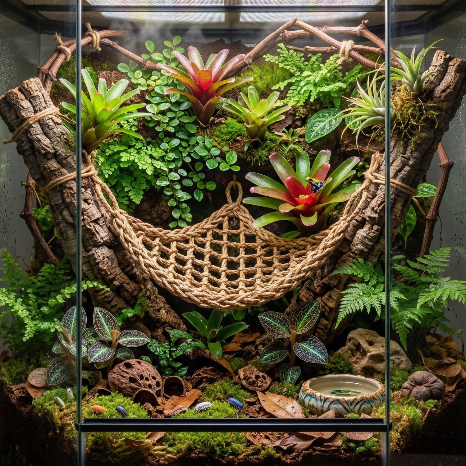 Terrarium tropical bioactif
