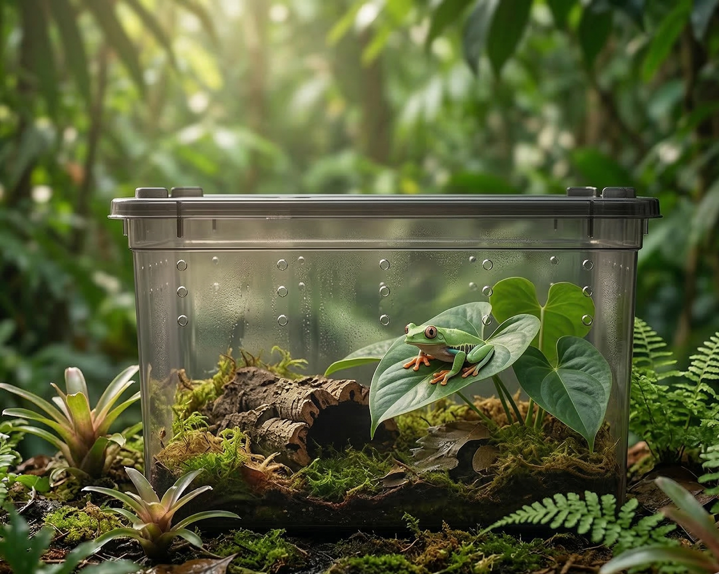 terrarium en plastique 