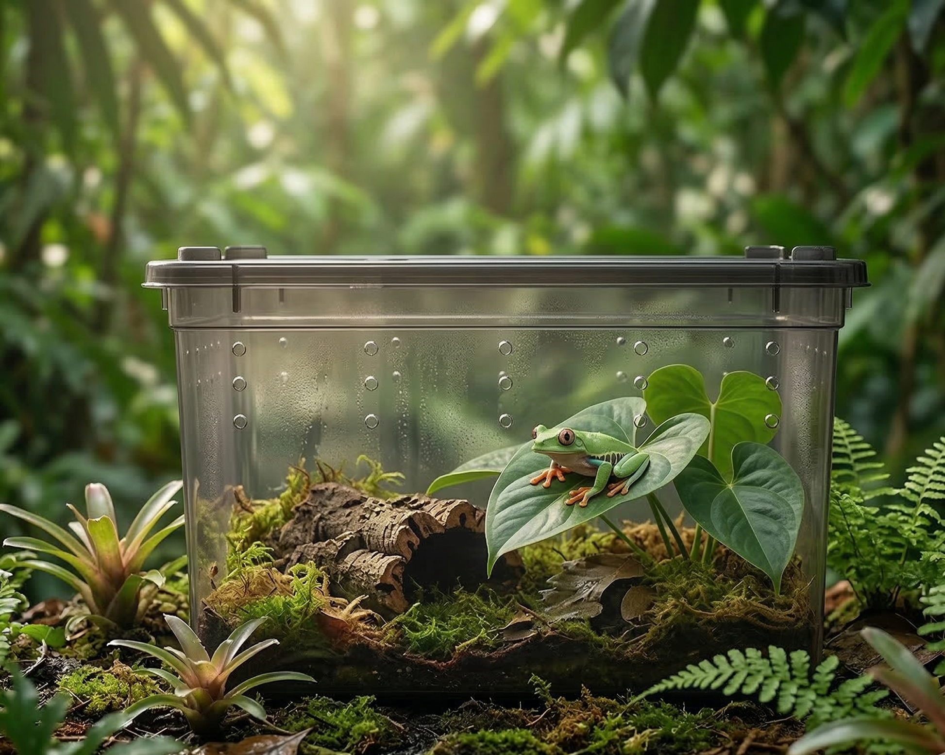 terrarium en plastique 