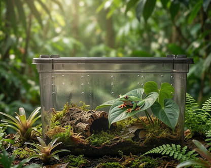 terrarium en plastique 