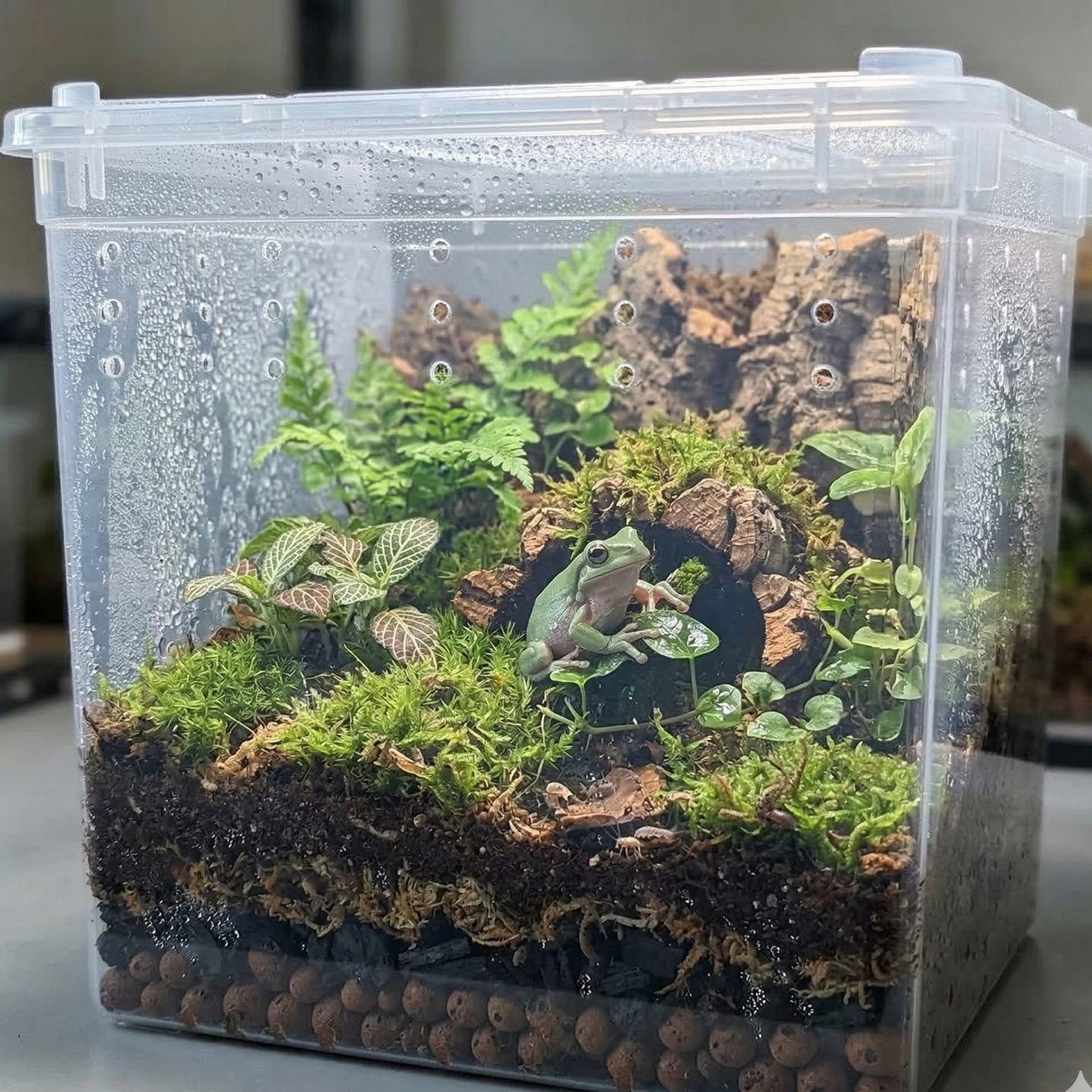 terrarium en plastique pour araignée 