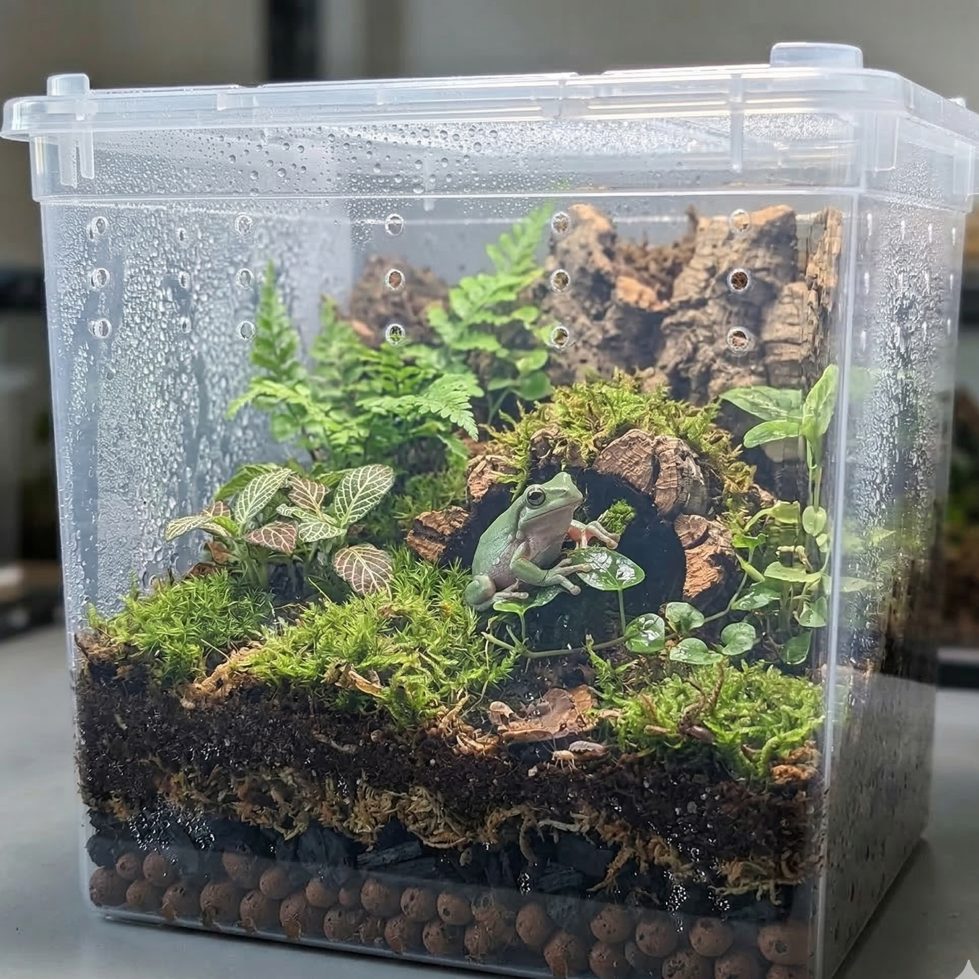 terrarium en plastique pour araignée 